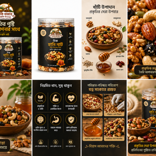 Mixed Honey Nuts/ মিক্স হানি নাট